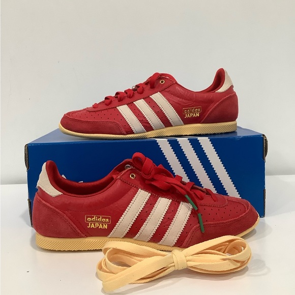 Adidas Japan Better Scarlet Off White Red IG4507 Sneaker Women’s 8 Brand New - Picture 1 of 6
